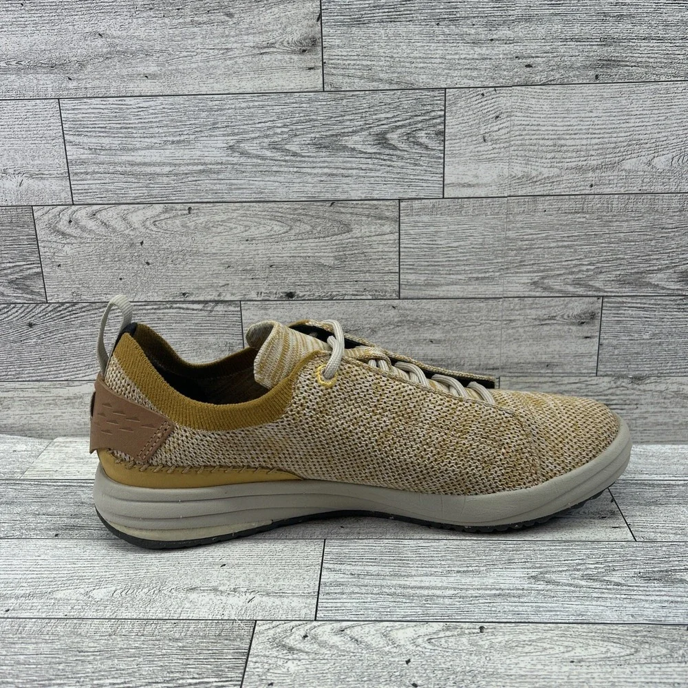 Merrell Gridway Canvas Lace Up Sneakers Gold Yellow Womens Size 7‎